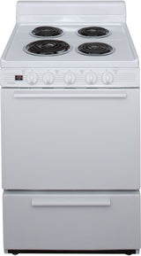 Premier 24 inch Electric Range (White)